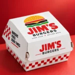 Custom printed paperboard burger clamshell box – custom printed packaging by Texas Food Pack