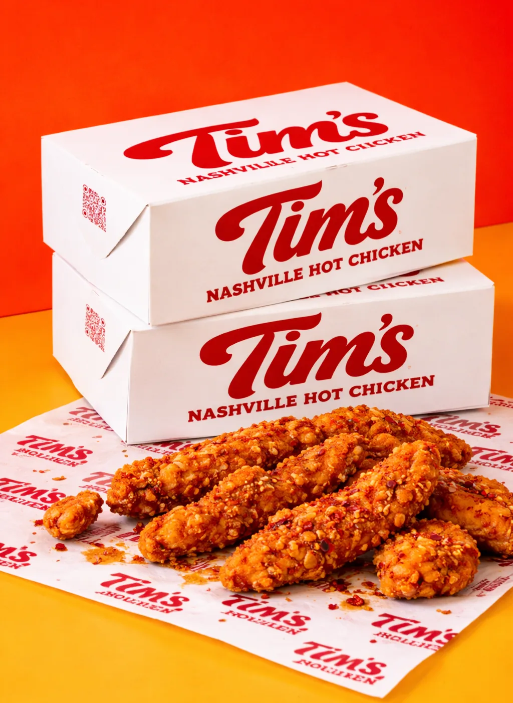 Fast Top Chicken Box Custom Print Texas Food Pack 1 Custom printed fast-top chicken box with chicken tenders – custom printed packaging by Texas Food Pack