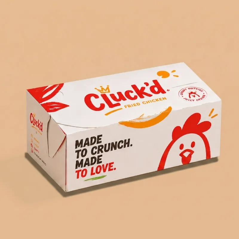 Custom printed paper food box – custom printed packaging by Texas Food Pack