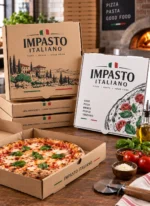 Custom printed corrugated pizza boxes with pizza – custom printed packaging by Texas Food Pack